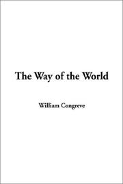 Cover of: The Way of the World by William Congreve