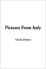 Cover of: Pictures from Italy by Charles Dickens
