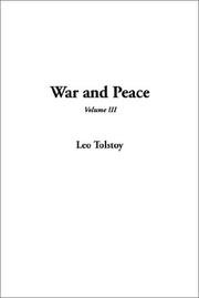 Cover of: War and Peace by Лев Толстой