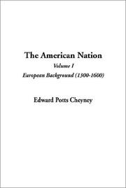 Cover of: The American Nation by Edward Potts Cheyney
