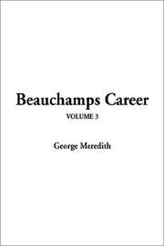 Cover of: Beauchamps Career | George Meredith