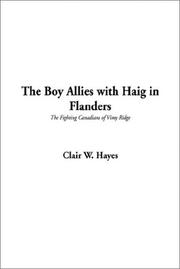 Cover of: The Boy Allies With Haig in Flanders by Clair W. Hayes
