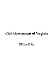 Cover of: Civil Government of Virginia