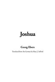 Cover of: Joshua by Georg Ebers