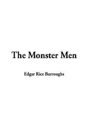Cover of: The Monster Men | Edgar Rice Burroughs