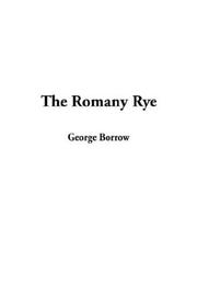 Cover of: The Romany Rye by George Henry Borrow