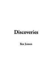 Cover of: Discoveries by Ben Jonson