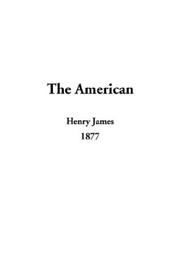 Cover of: The American by Henry James