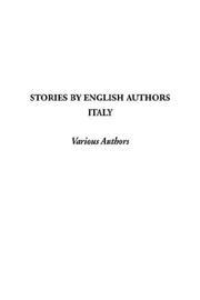 Cover of: Stories by English Authors: Italy