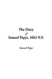 Cover of: The Diary of Samuel Pepys, 1663 N.S by Samuel Pepys