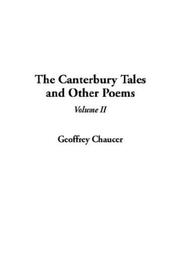 Cover of: The Canterbury Tales and Other Poems