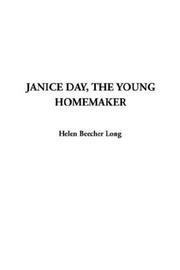 Cover of: Janice Day, the Young Homemaker