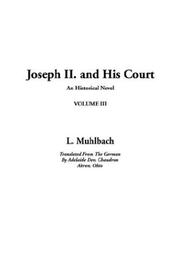 Cover of: Joseph Ii. and His Court