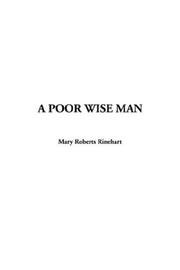 Cover of: A Poor Wise Man by Mary Roberts Rinehart