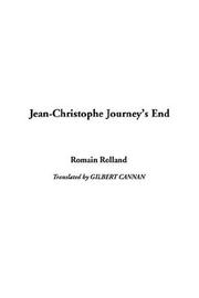Cover of: Jean-Christophe Journey's End