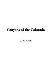 Cover of: Canyons of the Colorado