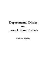 Cover of: Departmental Ditties and Barrack Room Ballads