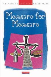 Cover of: Measure for Measure by William Shakespeare