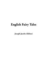Cover of: English Fairy Tales by Joseph Jacobs