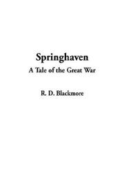 Cover of: Springhaven by R. D. Blackmore