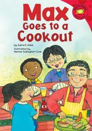 Cover of: Max Goes to a Cookout (Read-It! Readers) (Read-It! Readers)