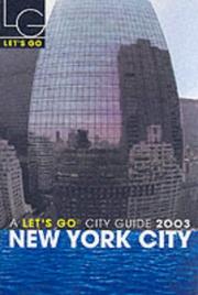 Cover of: Let's Go New York (Let's Go City Guides)