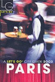 Cover of: Let's Go Paris (Let's Go City Guides) by Let's Go, Inc.