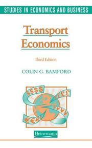 Cover of: Transport Economics (Studies in Economics & Business)