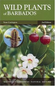 Cover of: Wild Plants of Barbados by Sean Carrington