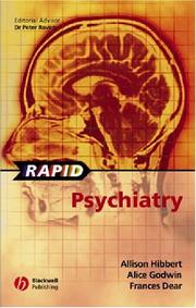 Rapid psychiatry by Allison Hibbert, Alice Godwin, Frances Dear
