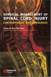 Cover of: Surgical Management of Spinal Cord Injury: Controversies and Consensus