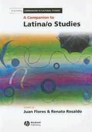Cover of: A Companion to Latina/o Studies (Blackwell Companions in Cultural Studies)