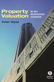 Cover of: Property Valuation: In an Economic Context