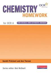 Cover of: Chemistry Homework Book (GCSE Science OCR A) by Gareth Pritchard