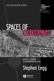 Spaces of Colonialism by Stephen Legg