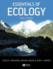 Cover of: Essentials of Ecology