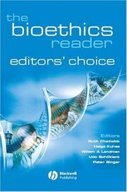 Cover of: The Bioethics Reader: Editor's Choice