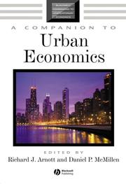 Cover of: A Companion to Urban Economics (Blackwell Companions to Contemporary Economics) by 