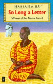 Cover of: So Long a Letter by Mariama Bâ