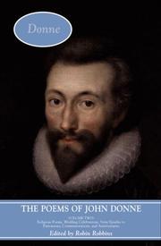 Cover of: The Poems of John Donne: Volume Two (Longman Annotated English Poets)