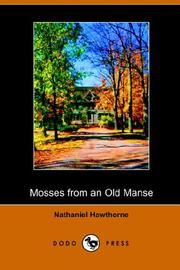 Cover of: Mosses on the Old Manse by Nathaniel Hawthorne