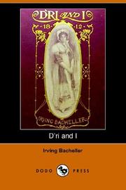 Cover of: D'ri And I by Irving Bacheller