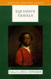 Cover of: Equiano's Travels by Olaudah Equiano, Paul Edwards