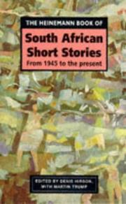 Cover of: The Heinemann book of South African short stories