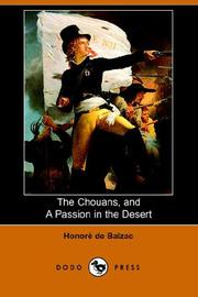 Cover of The Chouans, And a Passion in the Desert by Honoré de Balzac
