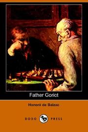 Cover of: Father Goriot by Honoré de Balzac