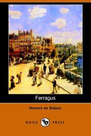 Cover of: Ferragus by Honoré de Balzac