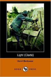 Cover of: Light/clarte