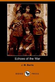 Cover of: Echoes of the War (Dodo Press) by J. M. Barrie
