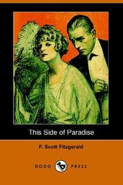 Cover of: This Side of Paradise (Dodo Press) by F. Scott Fitzgerald